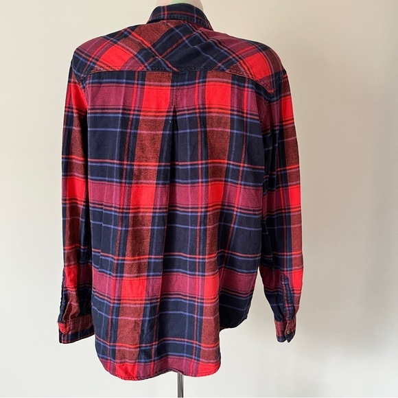 Urban Outfitters BDG Plaid Flannel Shirt Button Down Casual Shirt Top Sz S - Picture 4 of 15